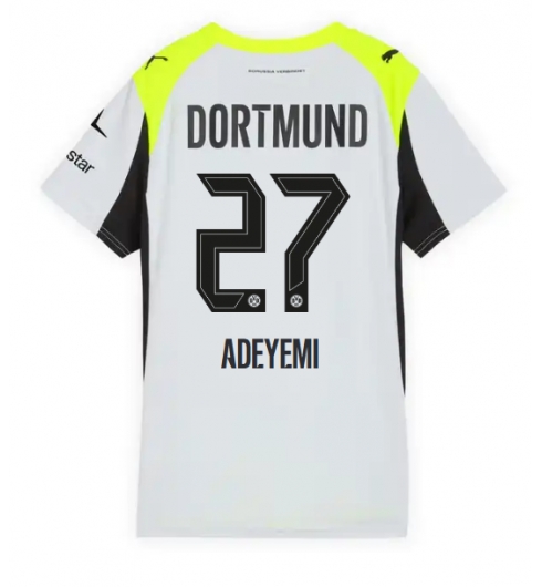 Borussia Dortmund Karim Adeyemi #27 Bortedrakt Dame 2025-26 Kortermet Borussia Dortmund Karim Adeyemi #27 Bortedrakt Dame 2025-26 Kortermet