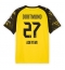 Borussia Dortmund Karim Adeyemi #27 Hjemmedrakt 2025-26 Kortermet Borussia Dortmund Karim Adeyemi #27 Hjemmedrakt 2025-26 Kortermet