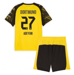 Borussia Dortmund Karim Adeyemi #27 Hjemmedraktsett Barn 2025-26 Kortermet (+ Korte bukser)