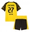 Borussia Dortmund Karim Adeyemi #27 Hjemmedraktsett Barn 2025-26 Kortermet (+ Korte bukser)