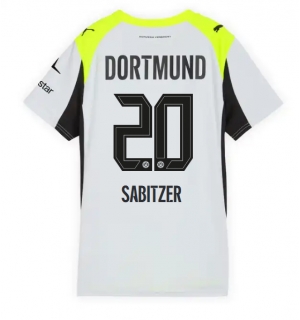 Borussia Dortmund Marcel Sabitzer #20 Bortedrakt Dame 2025-26 Kortermet