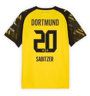 Borussia Dortmund Marcel Sabitzer #20 Hjemmedrakt 2025-26 Kortermet