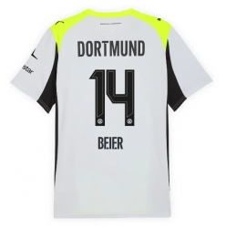 Borussia Dortmund Maximilian Beier #14 Bortedrakt 2025-26 Kortermet
