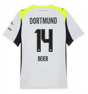 Borussia Dortmund Maximilian Beier #14 Bortedrakt 2025-26 Kortermet
