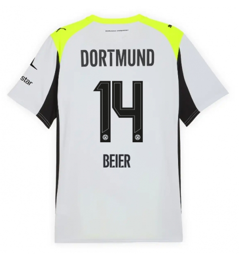Borussia Dortmund Maximilian Beier #14 Bortedrakt 2025-26 Kortermet Borussia Dortmund Maximilian Beier #14 Bortedrakt 2025-26 Kortermet