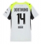 Borussia Dortmund Maximilian Beier #14 Bortedrakt Dame 2025-26 Kortermet Borussia Dortmund Maximilian Beier #14 Bortedrakt Dame 2025-26 Kortermet