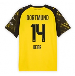 Borussia Dortmund Maximilian Beier #14 Hjemmedrakt 2025-26 Kortermet