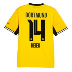 Borussia Dortmund Maximilian Beier #14 Hjemmedrakt 2026-27 Kortermet