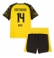 Borussia Dortmund Maximilian Beier #14 Hjemmedraktsett Barn 2025-26 Kortermet (+ Korte bukser)