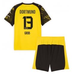 Borussia Dortmund Pascal Gross #13 Hjemmedraktsett Barn 2025-26 Kortermet (+ Korte bukser)