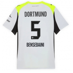 Borussia Dortmund Ramy Bensebaini #5 Bortedrakt 2025-26 Kortermet