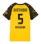 Borussia Dortmund Ramy Bensebaini #5 Hjemmedrakt Dame 2025-26 Kortermet