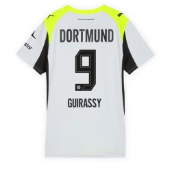 Borussia Dortmund Serhou Guirassy #9 Bortedrakt Dame 2025-26 Kortermet
