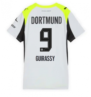 Borussia Dortmund Serhou Guirassy #9 Bortedrakt Dame 2025-26 Kortermet