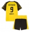 Borussia Dortmund Serhou Guirassy #9 Hjemmedraktsett Barn 2025-26 Kortermet (+ Korte bukser)