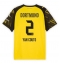 Borussia Dortmund Yan Couto #2 Hjemmedrakt 2025-26 Kortermet Borussia Dortmund Yan Couto #2 Hjemmedrakt 2025-26 Kortermet