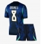 Brasil Bruno Guimaraes #8 Bortedraktsett Barn VM 2026 Kortermet (+ Korte bukser)
