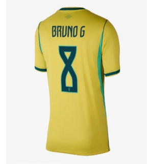 Brasil Bruno Guimaraes #8 Hjemmedrakt Dame VM 2026 Kortermet