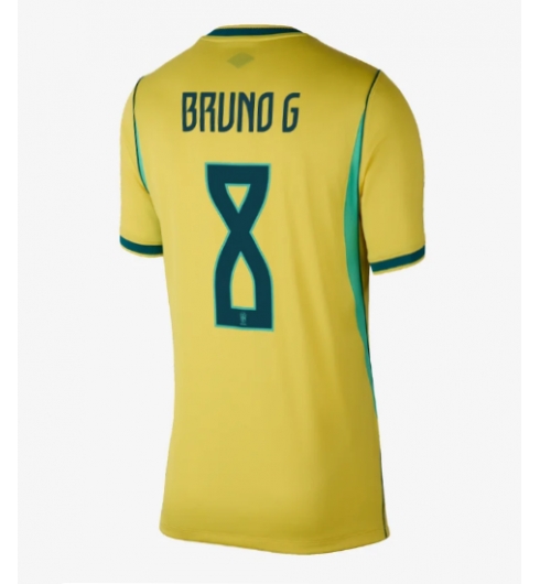 Brasil Bruno Guimaraes #8 Hjemmedrakt Dame VM 2026 Kortermet Brasil Bruno Guimaraes #8 Hjemmedrakt Dame VM 2026 Kortermet