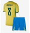 Brasil Bruno Guimaraes #8 Hjemmedraktsett Barn VM 2026 Kortermet (+ Korte bukser)