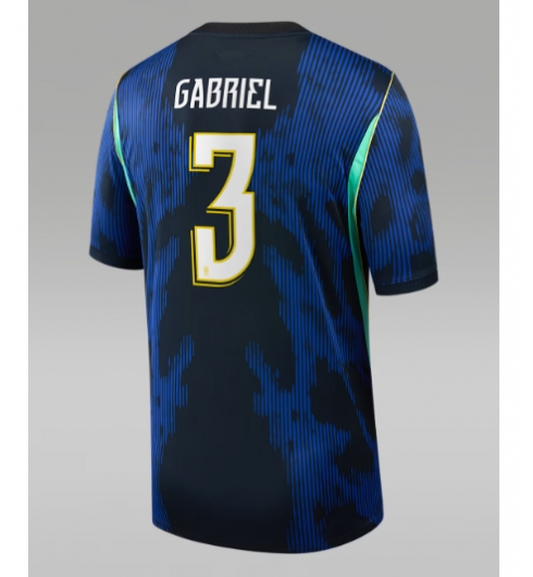 Brasil Gabriel Magalhaes #3 Bortedrakt VM 2026 Kortermet Brasil Gabriel Magalhaes #3 Bortedrakt VM 2026 Kortermet