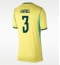 Brasil Gabriel Magalhaes #3 Hjemmedrakt Dame VM 2026 Kortermet