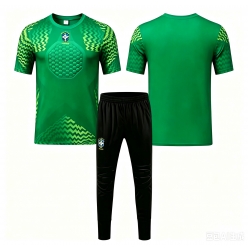 Brasil Keeper Bortedraktsett Barn VM 2026 Kortermet (+ Korte bukser)