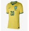 Brasil Lucas Paqueta #20 Hjemmedrakt Dame VM 2026 Kortermet