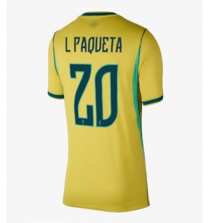 Brasil Lucas Paqueta #20 Hjemmedrakt Dame VM 2026 Kortermet