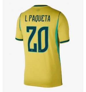 Brasil Lucas Paqueta #20 Hjemmedrakt VM 2026 Kortermet