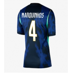 Brasil Marquinhos #4 Bortedrakt Dame VM 2026 Kortermet