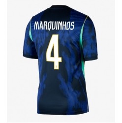 Brasil Marquinhos #4 Bortedrakt VM 2026 Kortermet
