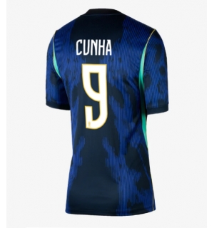 Brasil Matheus Cunha #9 Bortedrakt Dame VM 2026 Kortermet