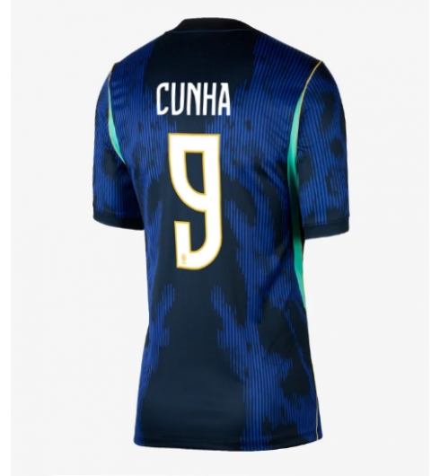 Brasil Matheus Cunha #9 Bortedrakt Dame VM 2026 Kortermet Brasil Matheus Cunha #9 Bortedrakt Dame VM 2026 Kortermet