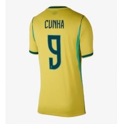 Brasil Matheus Cunha #9 Hjemmedrakt Dame VM 2026 Kortermet