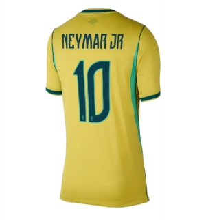 Brasil Neymar Jr #10 Hjemmedrakt Dame VM 2026 Kortermet