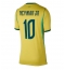 Brasil Neymar Jr #10 Hjemmedrakt Dame VM 2026 Kortermet