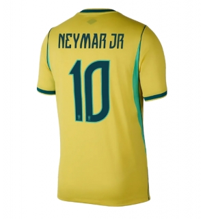 Brasil Neymar Jr #10 Hjemmedrakt VM 2026 Kortermet