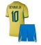 Brasil Neymar Jr #10 Hjemmedraktsett Barn VM 2026 Kortermet (+ Korte bukser)
