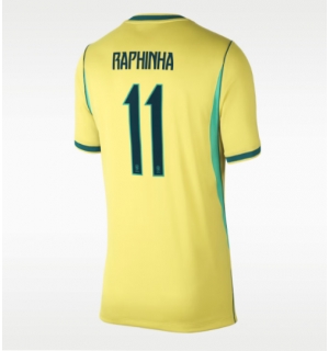 Brasil Raphinha Belloli #11 Hjemmedrakt Dame VM 2026 Kortermet