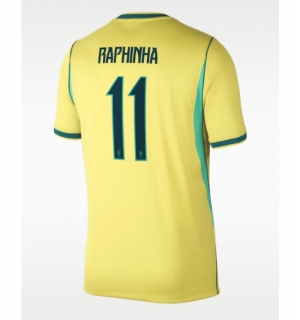 Brasil Raphinha Belloli #11 Hjemmedrakt VM 2026 Kortermet