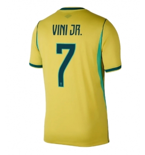 Brasil Vinicius Junior #7 Hjemmedrakt VM 2026 Kortermet