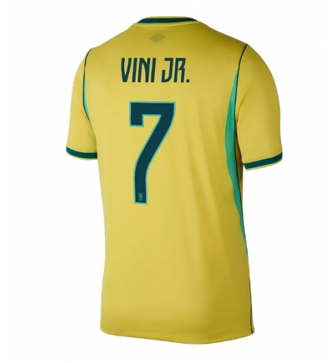 Brasil Vinicius Junior #7 Hjemmedrakt VM 2026 Kortermet Brasil Vinicius Junior #7 Hjemmedrakt VM 2026 Kortermet