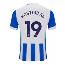 Brighton Charalampos Kostoulas #19 Hjemmedrakt 2025-26 Kortermet