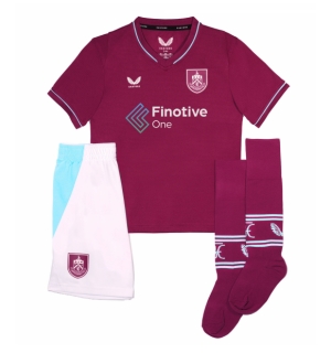 Burnley Hjemmedraktsett Barn 2026-27 Kortermet (+ Korte bukser)