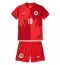 Canada Alphonso Davies #19 Hjemmedraktsett Barn VM 2026 Kortermet (+ Korte bukser)