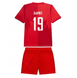 Canada Alphonso Davies #19 Hjemmedraktsett Barn VM 2026 Kortermet (+ Korte bukser)