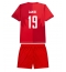 Canada Alphonso Davies #19 Hjemmedraktsett Barn VM 2026 Kortermet (+ Korte bukser)