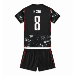 Canada Ismael Kone #8 Bortedraktsett Barn VM 2026 Kortermet (+ Korte bukser)