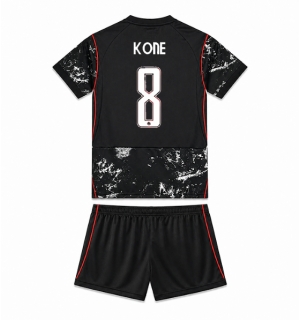 Canada Ismael Kone #8 Bortedraktsett Barn VM 2026 Kortermet (+ Korte bukser)